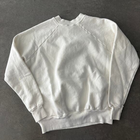 Vintage Y2K 80's Walt Disney Mickey Mouse White San Francisco Sweatshirt Large - Picture 4 of 6